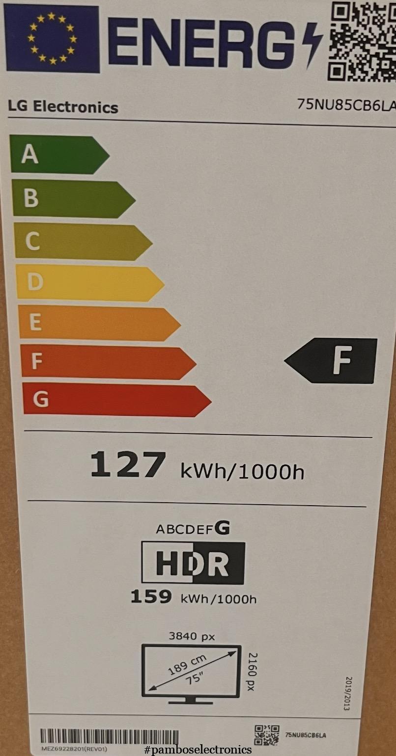 LG 75NU85CB6LA 75″ NANO Cell 4K UHD Smart TV | 2026 Model | AI | HDR