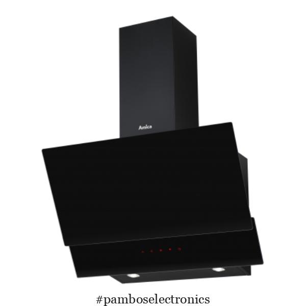 Amica OKP6547S 60cm Chimney Cooker Hood 336 m³/h – Black