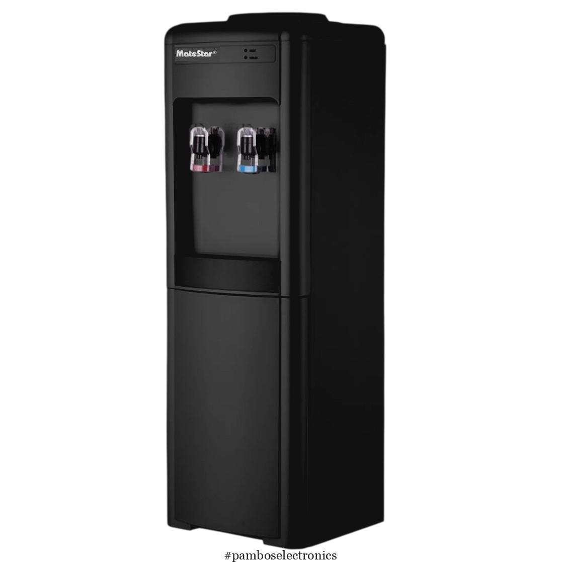 MateStar MAT-ST6BK Freestanding Water Dispenser | Hot & Cold | Black