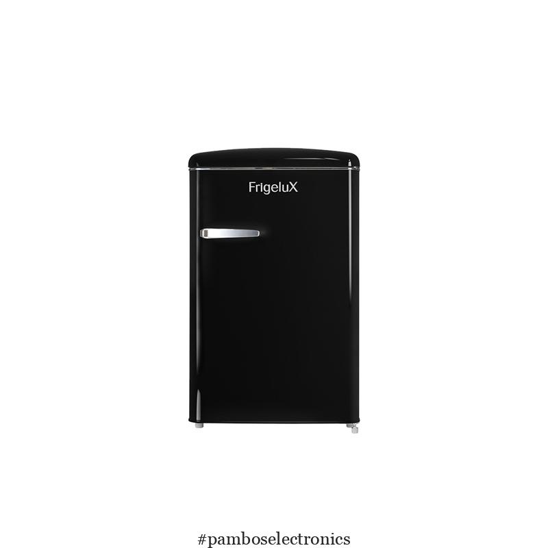 Frigelux Retro Vintage Black Table-Top Refrigerator mini bar 108L R4TT108RNE
