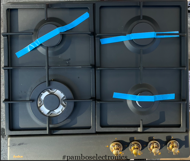 Amica Retro Series 60cm Gas Hob (PGA6101APCB)