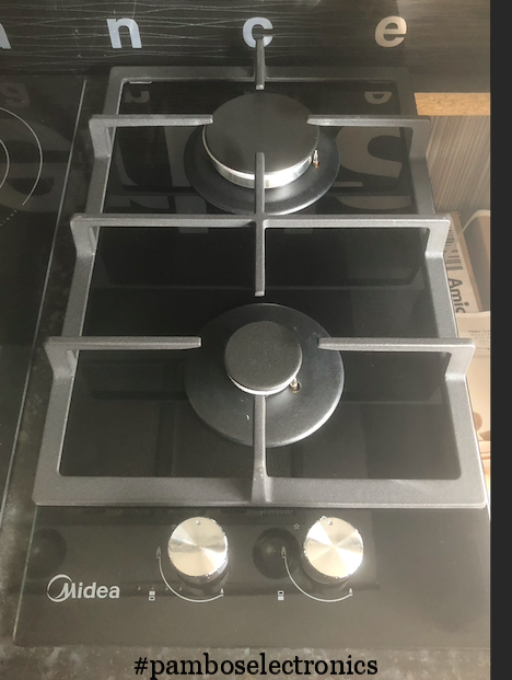 Midea MG30095GB-30GB095 Domino Double Gas Hob – Black