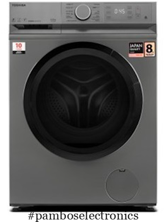 Toshiba Washing Machine 8Kg BL90A4CY(SS) | 1400RPM Silver