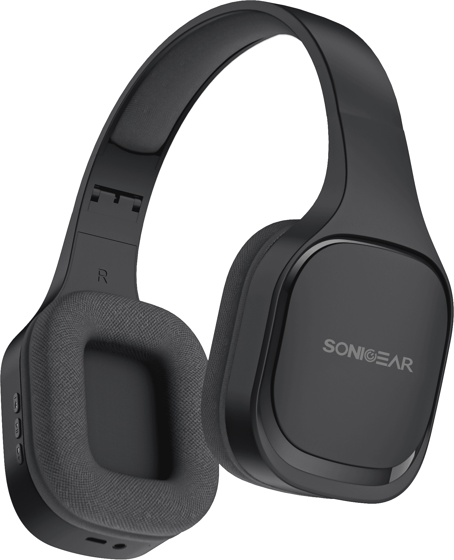 SonicGear Headphones Bluetooth Fabric + Foldable AIRPHONE 7 Graphite