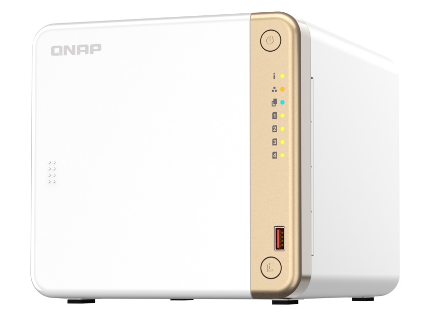 QNAP NAS 4-Bay Tower Intel Dual-Core, 4GB RAM, PCIe Slot, HDMI, SSD Caching & Dual Gigabit Ports TS-462