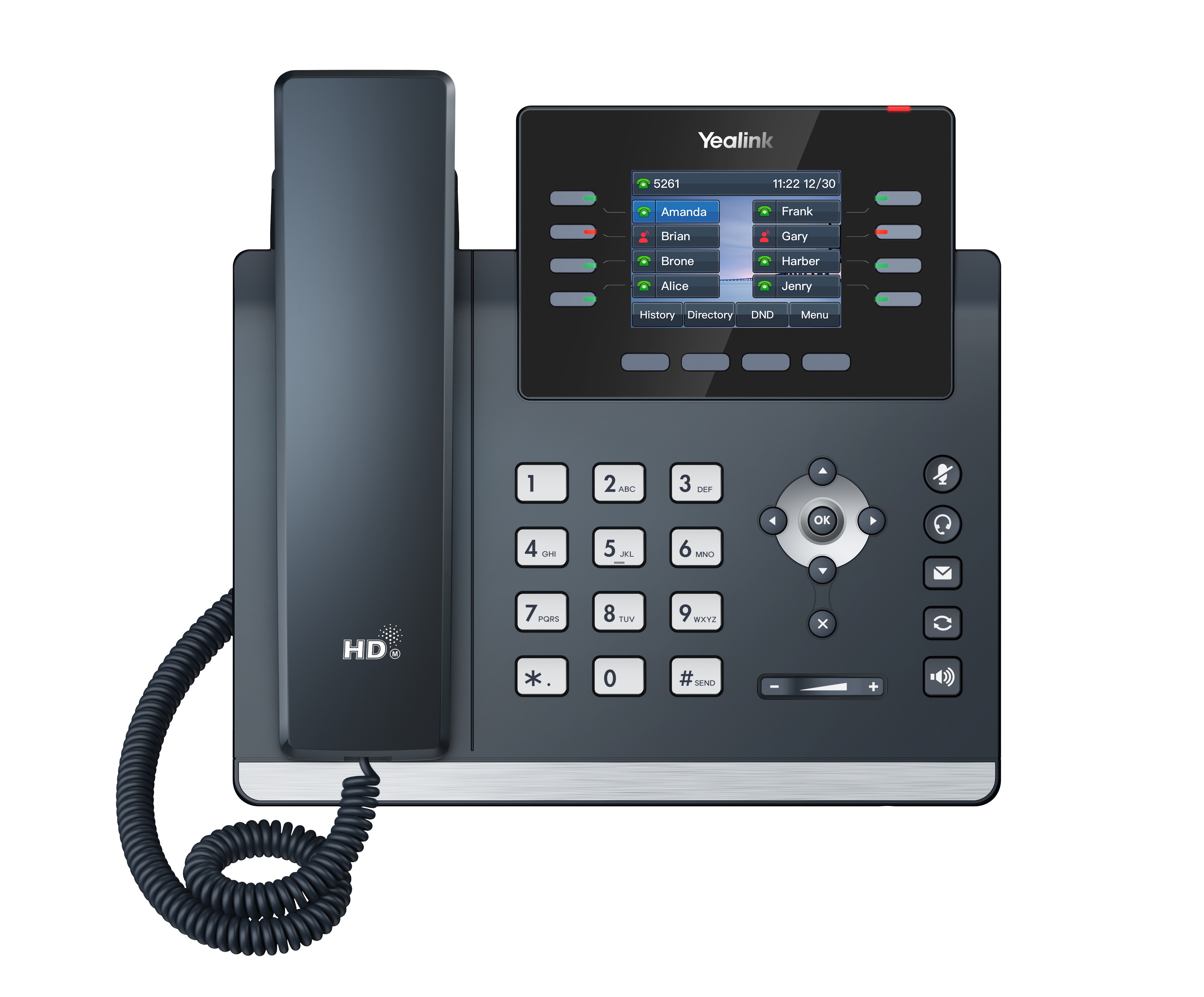 Yealink IP Phone Desktop PoE 2.8” Gigabit, USB, Expansion, Color Screen, Bluetooth & Wi-Fi T44W