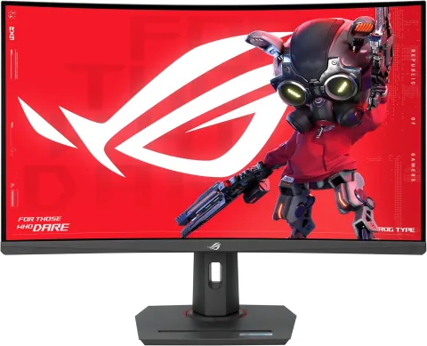 ASUS Monitor ROG Strix Gaming 32″ 2K QHD 280Hz VA Curved 1500R HDR400 Gaming-AI ELMB SYNC DP HDMI USB-C PD XG32WCMS