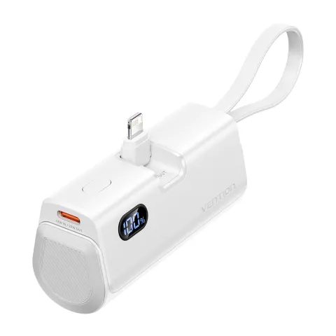 Vention Powerbank 4800mAh 22.5W Foldable Lightning White FHRW0