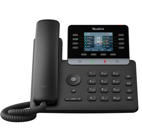 Yealink IP Phone Desktop PoE 2.8” Gigabit, USB, Expansion, Color Screen, Bluetooth & Wi-Fi T73W
