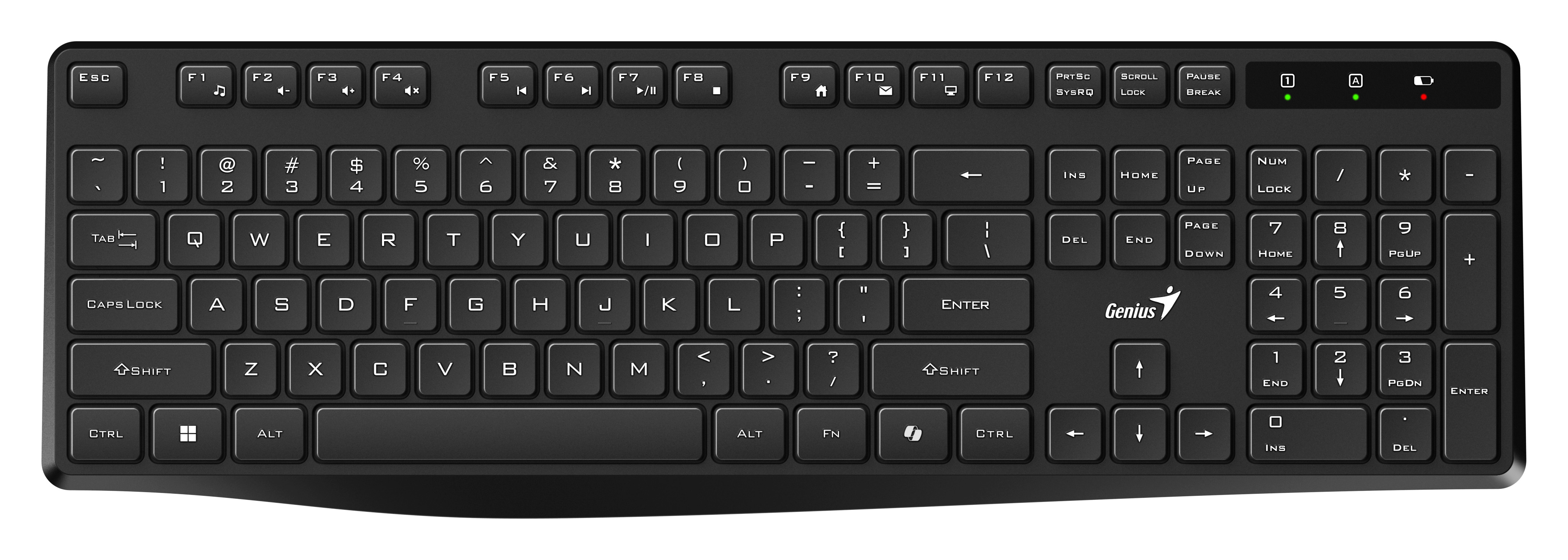 Genius Keyboard Wireless AI Silent & Low Profile KB-7200 English