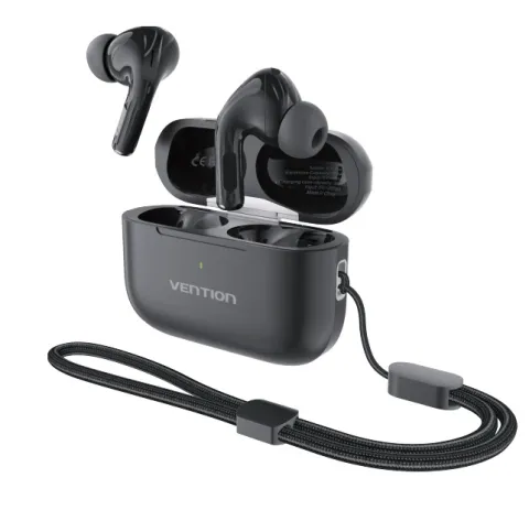 Vention Earphones BT TWS InEar ANC +Wireless Charging ECHO LITE E11 Pro Black NBVB0-Pro