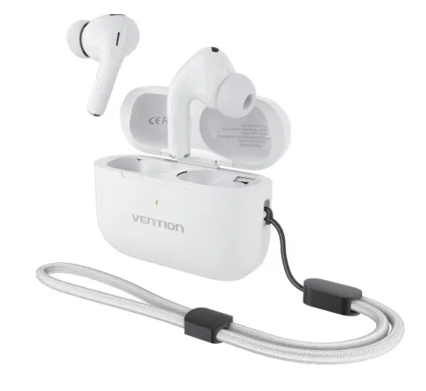 Vention Earphones BT TWS InEar ANC +Wireless Charging ECHO LITE E11 Pro White NBVW0-Pro