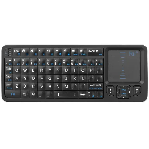 Rii Mini Keyboard Wireless 2.4GHz & Bluetooth with Touchpad K06