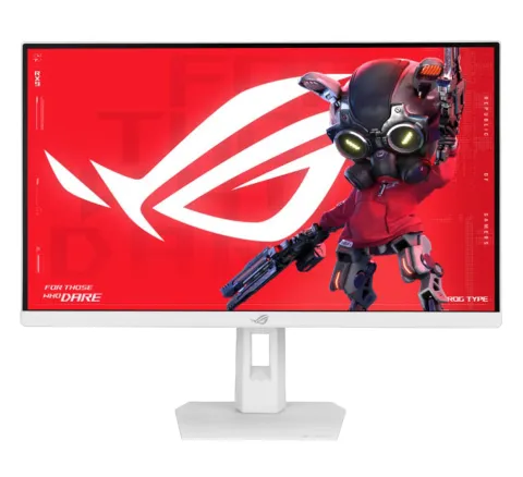 ASUS Monitor ROG Strix Gaming 27″ 2K QHD 255Hz IPS 0.3ms Gaming-AI ELMB SYNC DP HDMI USB-C Full Ergonomic XG27ACMES-W White