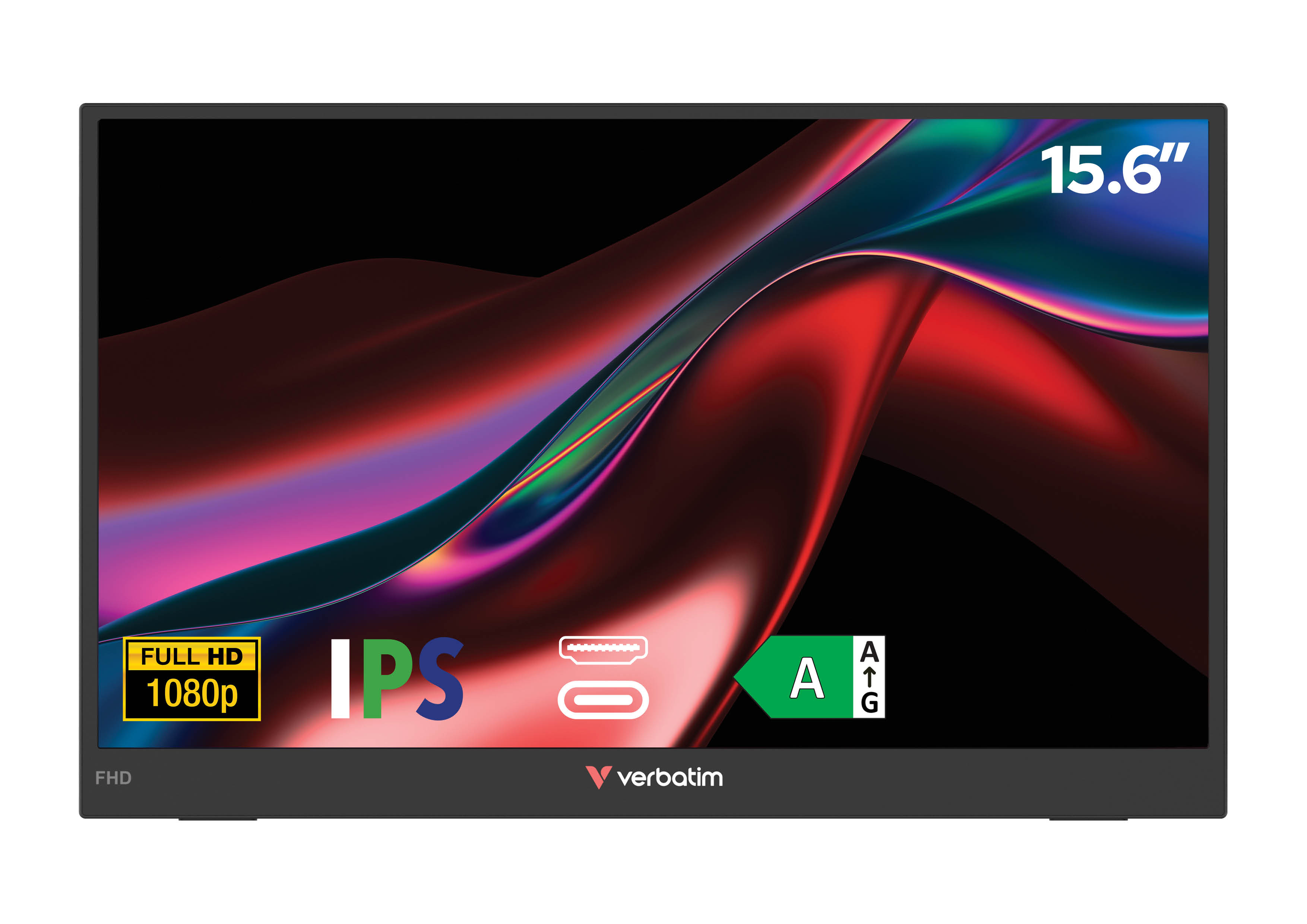 Verbatim Monitor Portable 15.6″ Full-HD USB-C LIGHT Series