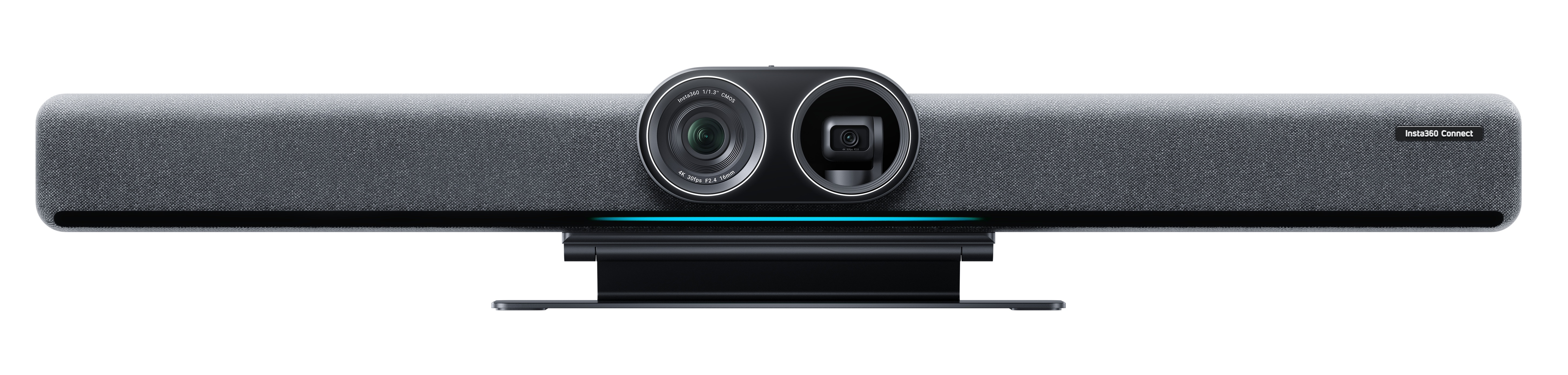Insta360 Connect Dual 4K AI Video Bar with Smart Whiteboard & Multi-Person Tracking 14-Mic Array 25W Speaker CINSAABA