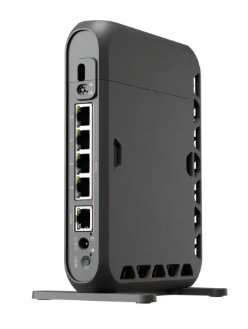 MikroTik Router Wi-Fi 7 hAP be³ Media 5×2.5GbE/PoE In/Matter RBMA53UG-HBEH