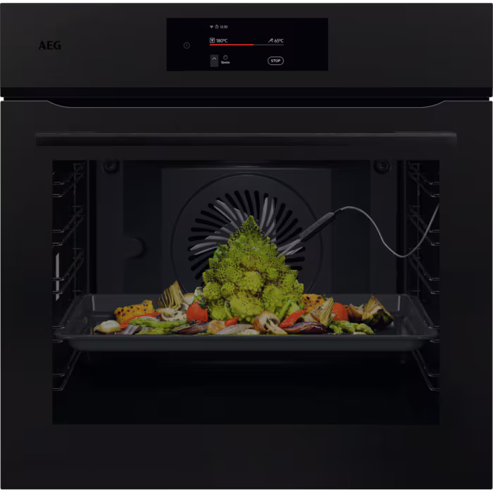 AEG MULTI AIR FRY AI TASTEASSIST+TFT TOUCH+PYROLISIS 71L MAT BLACK NBE7P731AT
