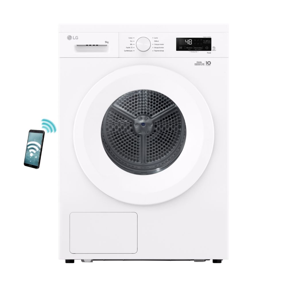 LG RHX1009NWH DRYER 9 KG