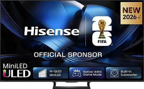 HISENSE 55U7SE 55” 4K SMART HI-QLED MINI LED 144hz TV