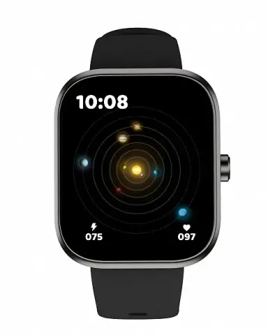 HiFuture LUME PRO Black Sport SmartWatch with AMOLED Always-On Display, Wireless Calling, 7 Day Battery, 1 ATM