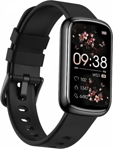 HiFuture EVO2 Black IP68 SmartWatch with Step Count, Heart Rate & Blood Oxygen Monitor