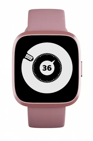 HiFuture EDGE Pink Compact & Lightweight SmartWatch for Smaller Wrists, Wireless Calling, 7 Day Battery, 1ATM