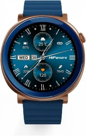 HiFuture Fashion SmartWatch AURORA Blue/Gold