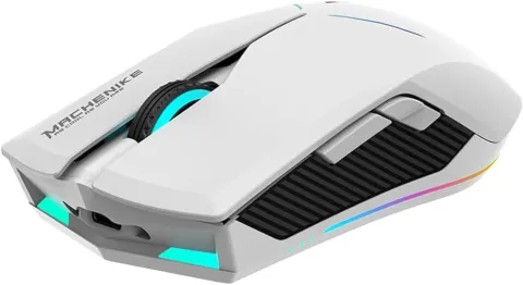Machenike Wireless Gaming Mouse M721 Dual-Mode Mouse-White 8925
