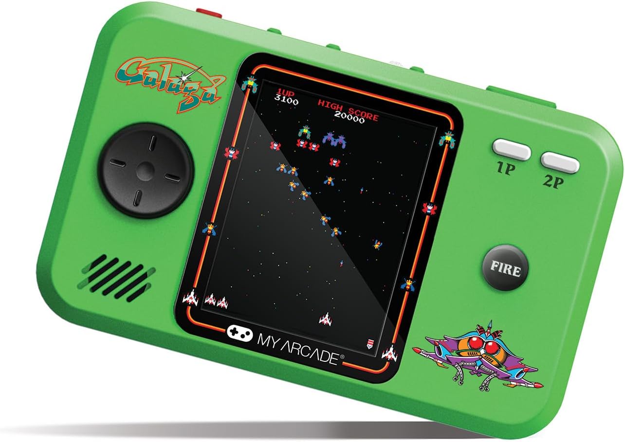 My Arcade Handheld (2.75″) Pocket Player Pro GALAGA (2 Games)