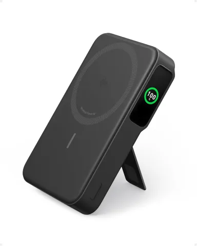 Anker Mobile Powerbank Wireless 10000 15W Smart Display Qi2 MagGo Black