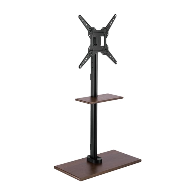 Brateck TV Floorstand 40×40 1.07m 35kg Shelf & MDF FS41-44T-02