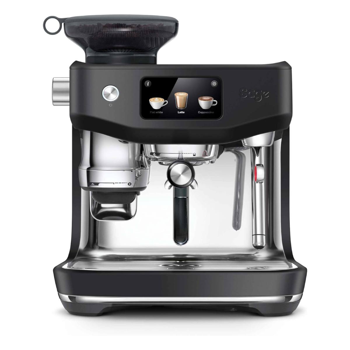 SAGE SES985BTR4GUK1 THE ORACLE JET ESPRESSO MACHINE, BLACK TRUFFLE