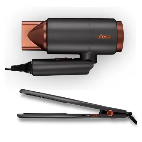 UFESA MY GLAMOUR HAIR DRYER AND HAIR IRON SET