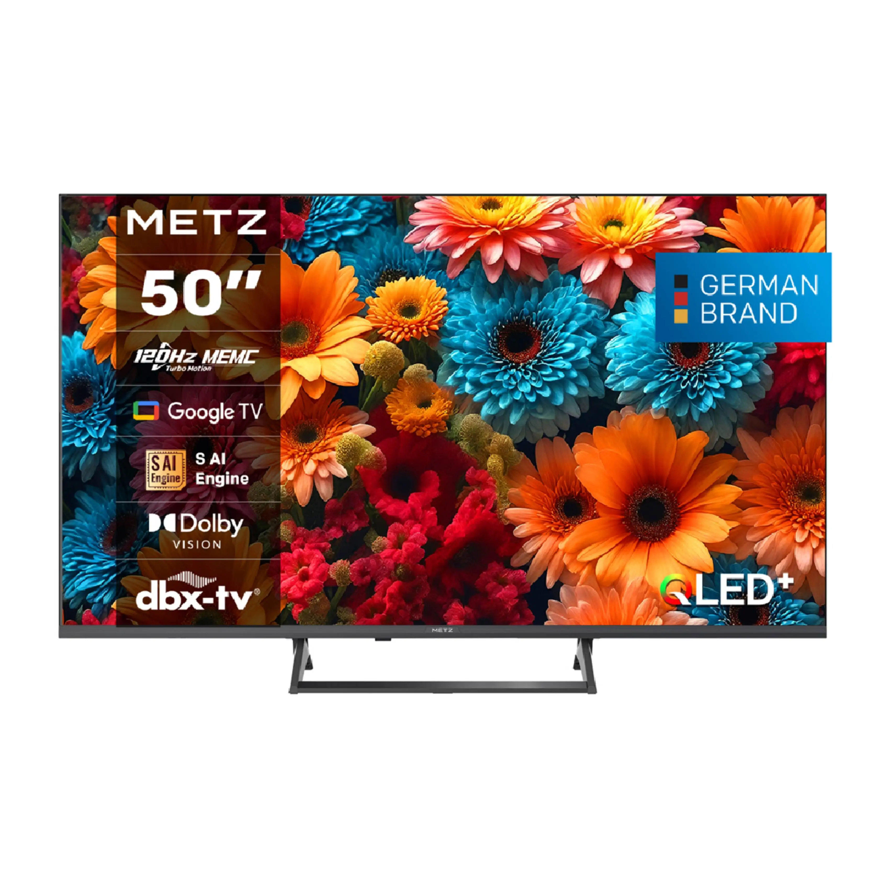 METZ 50MQF7500Z QLED 4K UHD GOOGLE TV 50″