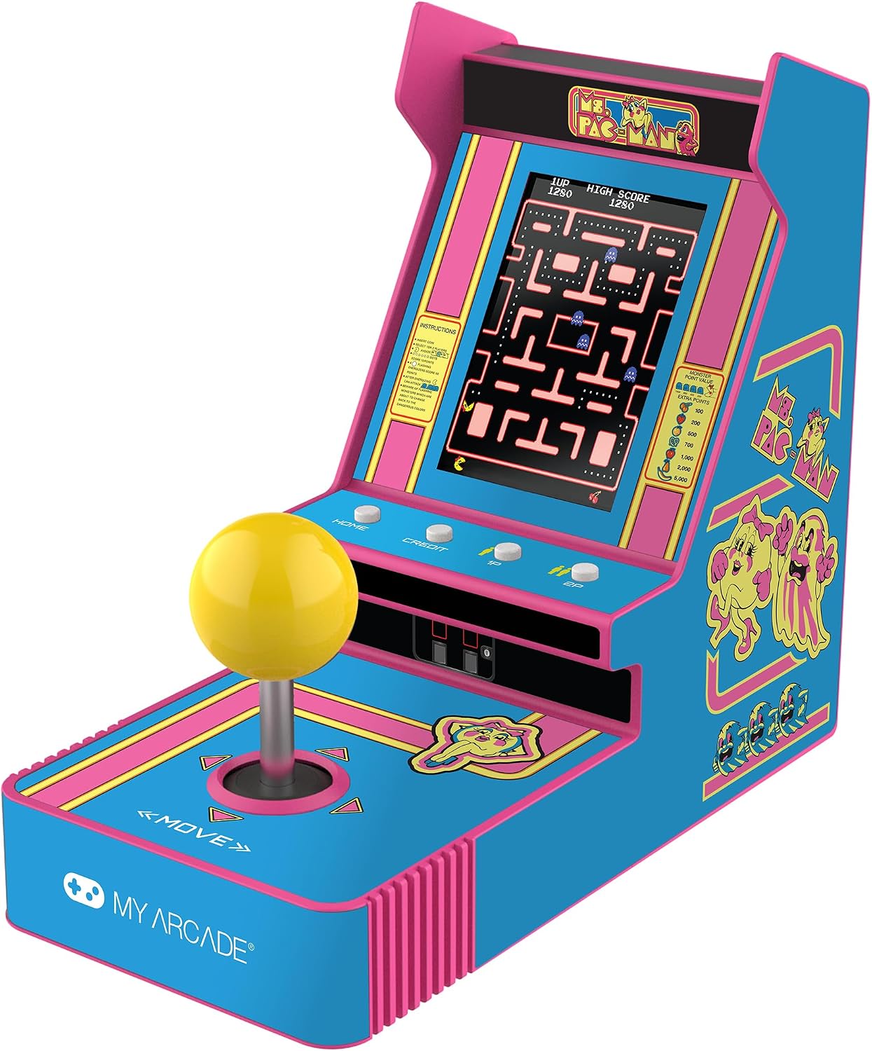 My Arcade Retro 6.8″ (3.5″) Joystick Player Ms PAC-MAN