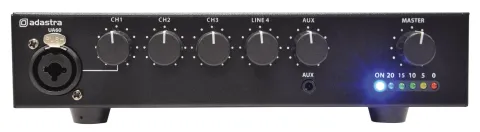 Adastra UA60 100V Compact Amplifer Mixer 60W 953.186UK
