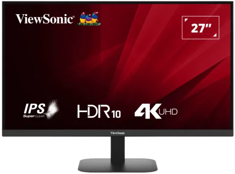 Viewsonic Monitor VA 27” 4K UHD IPS HDR10 with Dual HDMI & DisplayPort VA2708-4K-HD
