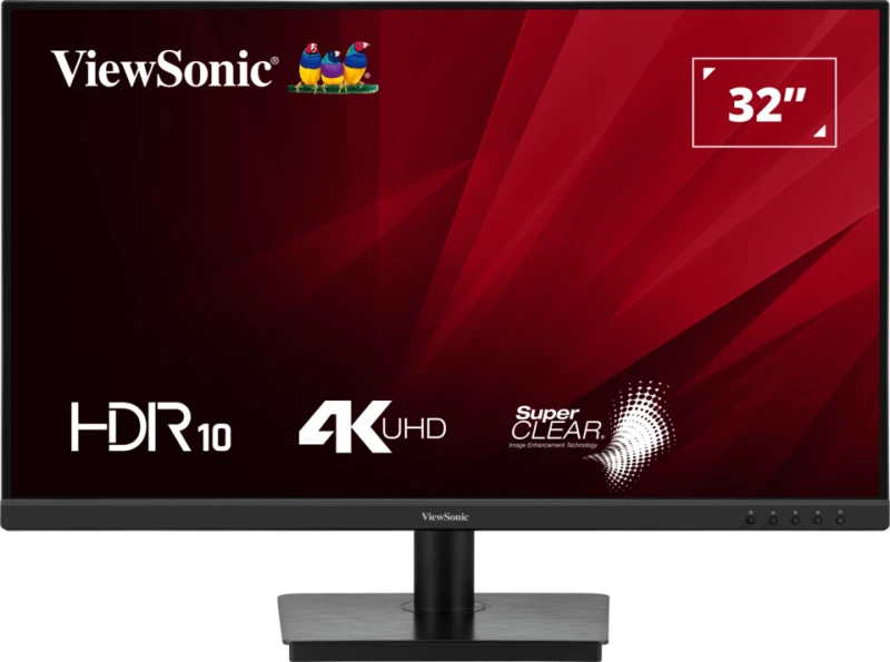 Viewsonic Monitor VA 32” 4K UHD VA HDR10 with Dual HDMI & DisplayPort VA3208-4K-HD