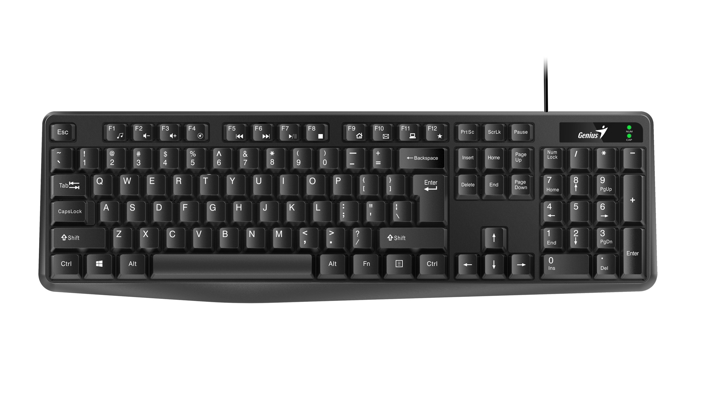 Genius KB-117 Wired Keyboard (Greek)
