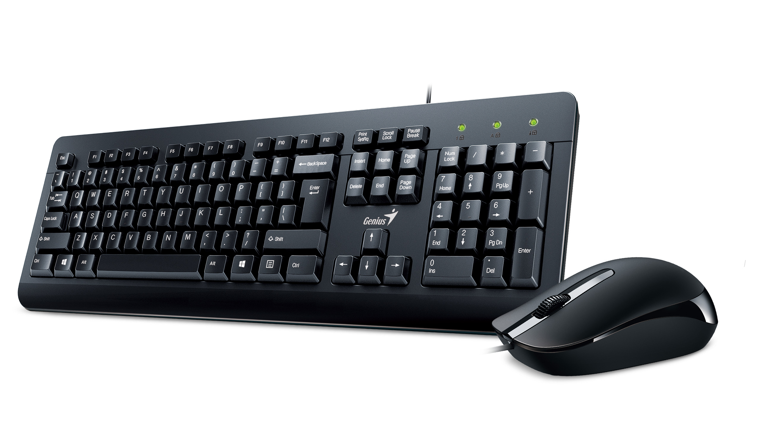 Genius Keyboard-Mouse Set Wired KM-160 Greek