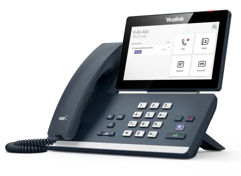 Yealink MS Teams Phone with 7.0” Touch Screen, USB, Bluetooth, Wi-Fi, Expansion & Hybrid Mode MP58 TEAMS