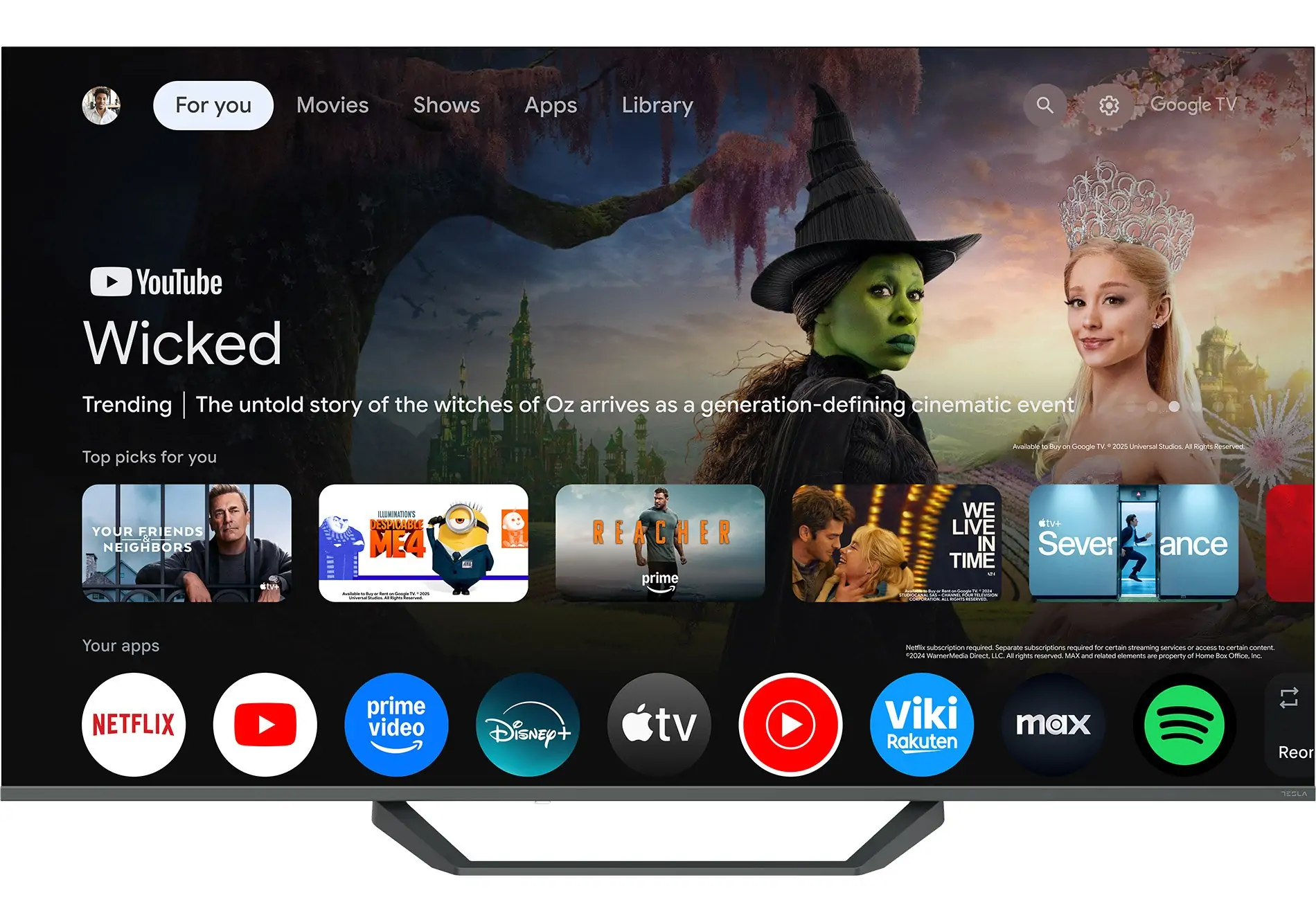 TESLA QLED TV 55″ Q55E655GUS UHD GOOGLE TV