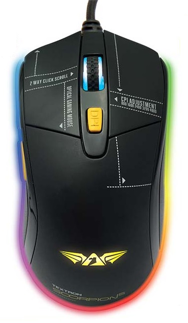 Armaggeddon Scorpion 5 Pro-Gaming Mouse with Free Mousepad