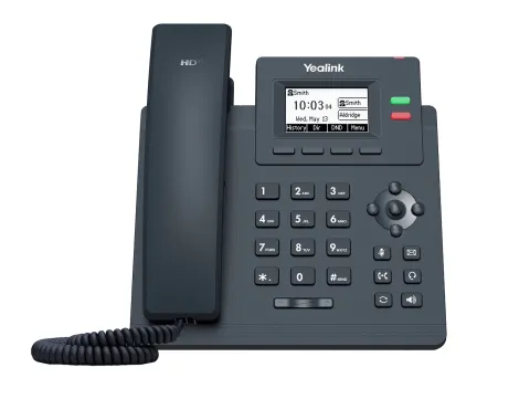 Yealink IP Phone Desktop PoE 2.3” T31P without Power Supply
