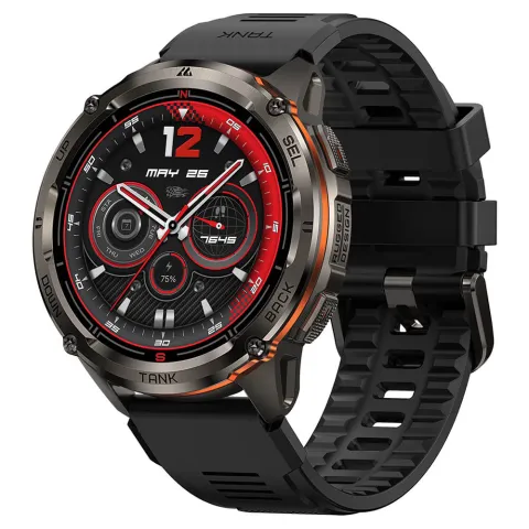 Kospet TANK T3 ULTRA 2 Rugged Smartwatch GPS Silicone Black