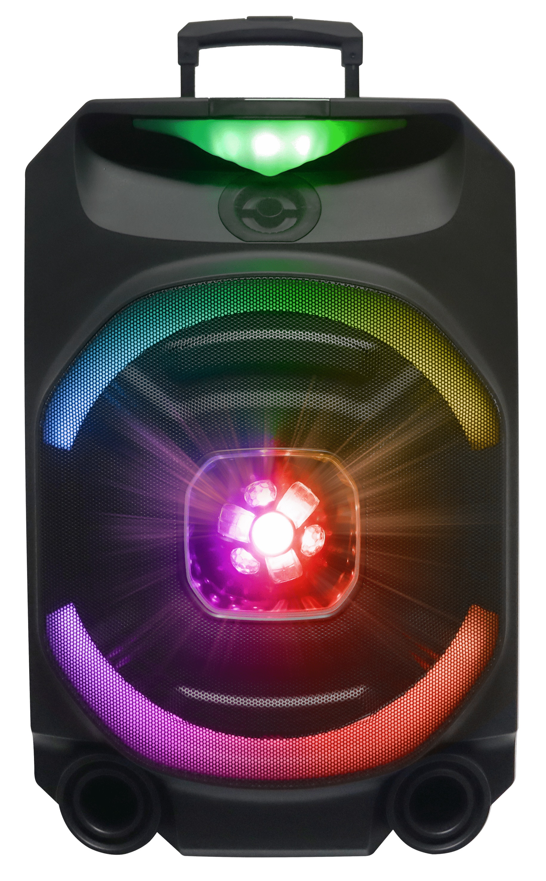 N-Gear FLASH1550 15” Portable Karaoke Disco Speaker with Wireless Mic BT USB & LED Effects
