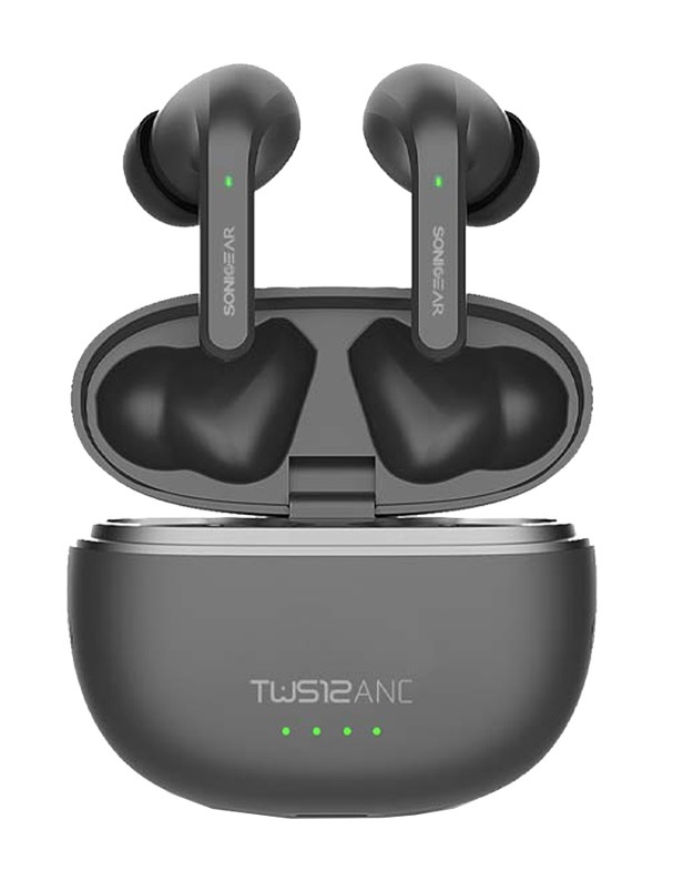 SonicGear EARPUMP TWS 12 ANC Sweatproof Earphones Black