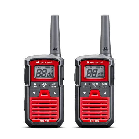 Midland XT10 Pro Two Way Radio Walkie Talkies (Pair)